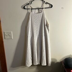 Mossimo Supply Co. White Lace Mini Dress
